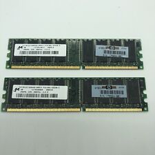 NEW 2 pcs of 256MB DDR 512MB SDRAM PC2100 266 CL2.5 Samsung Kingston HP # 175924 picture