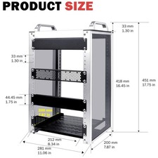 Compact 10-Inch Server Rack for Network~ picture