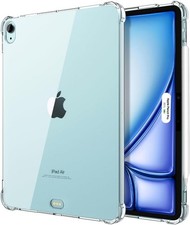 Case for iPad Air 11 Inch (2022/2020), Slim TPU Clear Transparent Back Cover picture