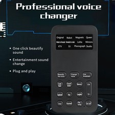 Ghostface Voice Changer Handheld Microphone Voice Changer Portable Mini Voice picture