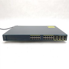 Cisco Catalyst 2960G 24-Port Gigabit Network Switch 10/100/1000 WS-2960G-24TC-L picture