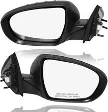 Driver & Passenger Side Mirrors, Left-Right Power Heated Paintable Manual Foldin picture