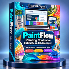 Painting Contractor Software USB | Multi-User Estimates & Invoices Win Mac picture