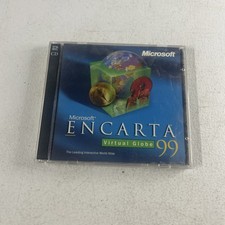 Microsoft Encarta Virtual Globe 1999 The Interactive World Atlas 2 Discs picture