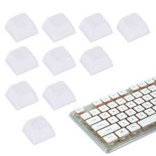 10Pcs XDA Profile Keycap Set PBT Mechanical Numeric Keypads, Light White picture