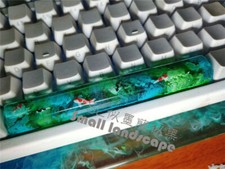  Hand Made Koi Fish Resin Key Cap 6.25U Spacebar 1pc Custom Mechanical Keyboard  picture