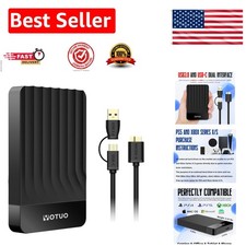 Ultra-Light 500GB Portable External Hard Drive - USB 3.0 for Gaming & Office picture