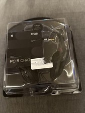 New EPOS PC 5 Chat On-Ear 3.5mm Stereo Gaming Headset w/Boom Mic E-Learning picture