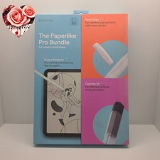 Paperlike Pro Bundle iPad Screen Protector Pencil Grips Cleaning Kit NEW 11&10.9 picture