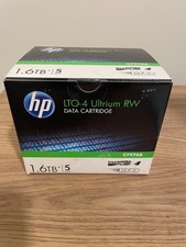 Sealed HP LTO-4 Ultrium Rewritable Data Cartridge 1.6TB 5 Pack C7974A picture