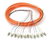 12 Strand OM1 62.5/125 Multimode LCUPC Fiber Pigtail 1 Meter 1 PCS picture