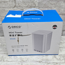 ORICO M435 Mini Tower 2.5in SSD Docking Station USB-C RAID Silver picture