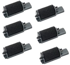 6 Pack IR-40 Black Ink Rollers compatible Calculator Canon CP 16 XE-A101, A102 picture