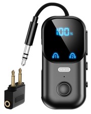 2in1 Bluetooth Transmitter Receiver with 3.5mm AUX for TV/Car/Airplane picture