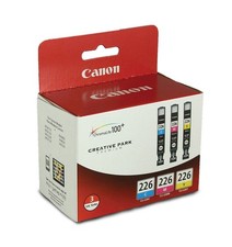 CANON 226 CLI-226 CYAN MAGENTA YELLOW INK 3 PACK - BRAND NEW FACTORY SEALED picture