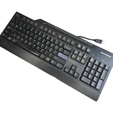Lenovo External Wired USB USA Keyboard ( Mdl.#-Sk-8825(L)) Tested & Working picture