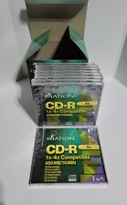 Box of 9 sealed New Imation CD-R 650MB 74 Min 4x Recordable Disc picture