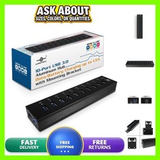 Vantec 10-Port USB 3.1 Hub Power Adapter UGT-AH110U3-BK picture