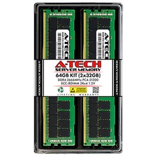 64GB 2x 32GB PC4-2666 RDIMM ASRock Rack EPC612D8A EP2C622D24LM Memory RAM picture