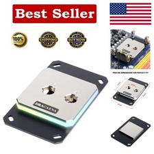 Dracaena.io AMD CPU Water Block, 63x63mm Full Metal RGB Water Cooler for AM4/... picture