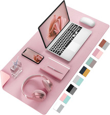 Double-Sided PU Leather Desk Pad - Non-Slip Large Mouse Pad & Desk Mat for Offic picture