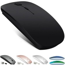 Klo Rechargeable Bluetooth 5.2/3.0/Type-c/usb-2.4g Mouse For Macbook/m picture