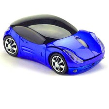 elec Space Wireless Mouse, 2.4GHz Car Shaped Wireless Pink Mouse Cool 3D Ergo... picture