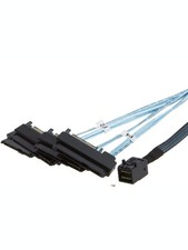 CableCreation Internal Mini SAS SFF-8643 to (4) 29pin SFF-8482 connectors with S picture