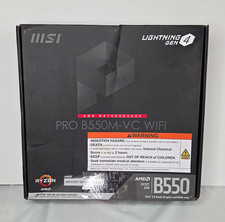 MSI PRO B550M-VC WIFI AM4 B550 MicroATX Motherboard DDR4 Gaming picture