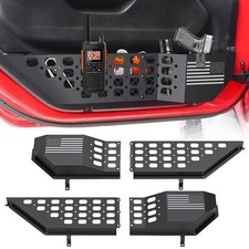 Metal Front Door Pocket Storage Box for Jeep Wrangler JL JLU 4XE 2018-2025 & ... picture