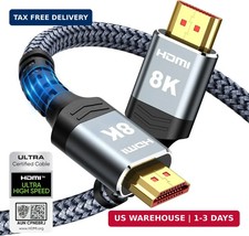 Highwings 8K 10K 4K HDMI Cable 48Gbps 6.6FT/2M, Certified Ultra High Speed HDMI picture