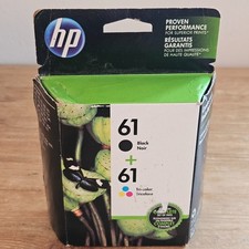 HP 61 Black And Tri-Color Ink Cartridges CR259FN Expired picture