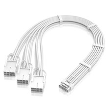 GPU Power Sleeved Cable Extension, 16pin12+4 12VHPWR PCIe 5.0 Connector Male ... picture