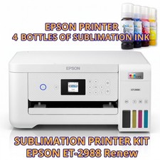 EcoTank Sublimation Printer Bundle: Printer with Sublimation Ink , Renew picture