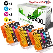 12Pack 564 564 XL Ink Cartridge Used For Officejet 4620 Photosmart BB550 Printer picture