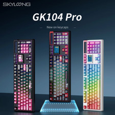 GK104 Pro Wireless Mechanical Keyboard Tri-Mode Bluetooth 5.1/2.4G/USB-C RGB LCD picture