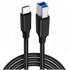 USB 3.0 B Cable 3.3FT, C to USB-B Cable, 3.3 FT USBC Black picture