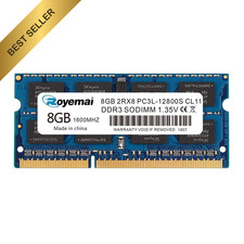 Royemai 8GB DDR3L 1600MHz PC3L-12800S SODIMM 204 Pin 1.35V Laptop Notebook RAM picture