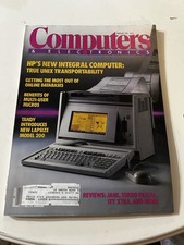 Computers & Electronics Magazine February 1985 HP Integral UNIX Tandy Model 200 picture