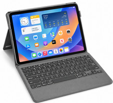 11-inch iPad Pro Keyboard Case Gray Bluetooth Folio Stand Protective Cover picture
