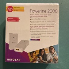 NETGEAR PLP2000  Powerline Adapter 2000Mbps - Pack of 2 picture