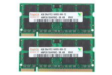 Hynix 8GB KIT 2X 4GB 2RX8 PC2-6400S-666-12 RAM DDR2-800MHz SODIMM Laptop Memory, picture