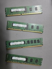Lot of 4 Samsung 2GB DDR3 ECC UDIMM Server RAM PC3-10600E 1333MHz M391B5773CH0 picture