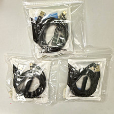 LOT OF 3. 3 in 1 magnetic fast  charging cable. USB, USB-C, I devices. picture