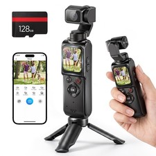 4K Vlogging Camera Portable Pocket Camera, 4K/30FPS with 75MP Photo, Black picture