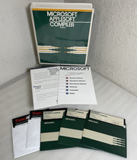 Microsoft Applesoft Compiler System Apple II II+ IIe Complete 3 Disk Set Manual picture
