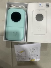 Smart Mini Label Maker Phomemo D30 Green Aqua Inkless Portable Smart App picture