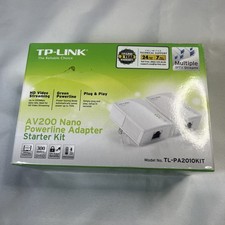 TP-Link AV200 Nano Powerline Adapter Starter Kit TL-PA2010KIT - NEW picture