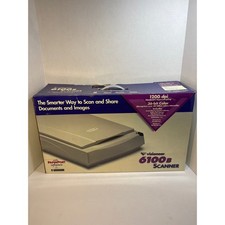 Visioneer 6100B Flatbed Scanner 1200 dpi 36-bit Color Vintage Windows 95 98 NT picture