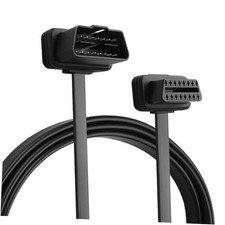 OBD Slim Extension Cable,16 Pin OBD2 Male to 90-degree 16-pin Male Connector picture